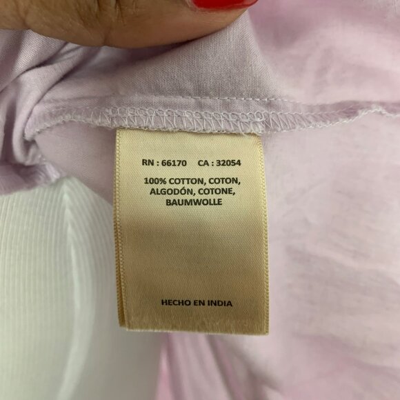 🟣🟣🟣 VANESSA VIRGINIA Women's Size 8 Lavender Purple Sleeveless Tunic Blouse - Picture 8 of 9